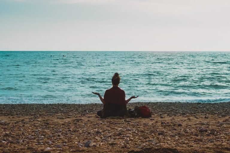 Photo Meditating person